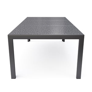 Granittisch 190 x 95 x 75 schwarz