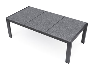Granittisch 190 x 95 x 75 schwarz