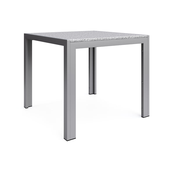 Granittisch 80 x 80 x 76 cm grau