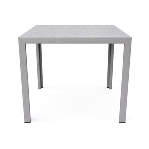 Granittisch 80 x 80 x 76 cm grau