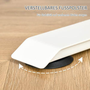 Elektrischer Schreibtisch Natur Weiss 140cm x 70 cm x 116 cm
