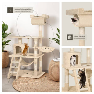 Kratzbaum Stokeley 141cm beige
