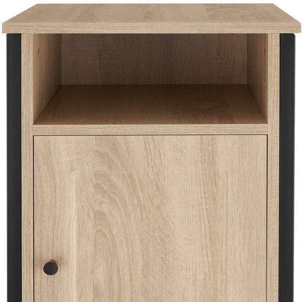 Nachttisch Blackburn 40x42x60,5cm Industrial Holz hell, Eiche Sonoma
