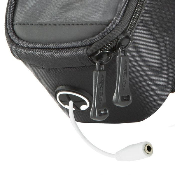 Fahrradtasche mit Rahmen-Befestigung für Smartphones schwarz/grau/blau 20,5 x 10 x 10,5 cm