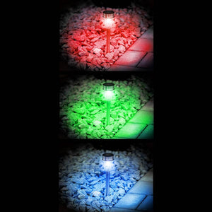 24-er Set LED-Solarlampen