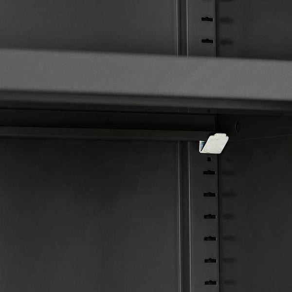 Ensemble de 2 classeurs à 5 étagères - noir