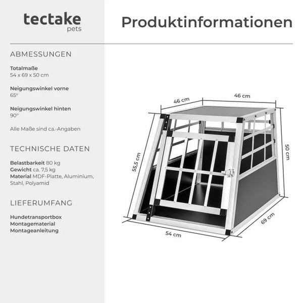 Hundetransportbox single