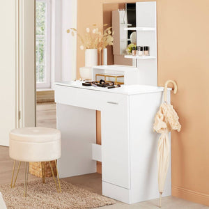Zoe white dressing table