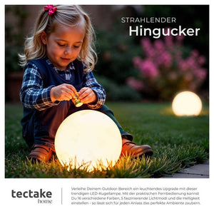 Kugelleuchte Luminous Globe, LED, mit Fernbedienung S (Ø 30 x 30 cm)