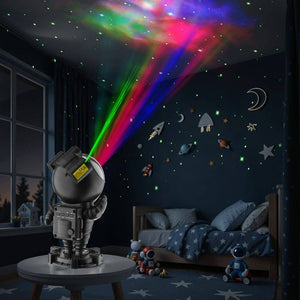 LED-Sternenhimmel-Projektor Astronaut schwarz