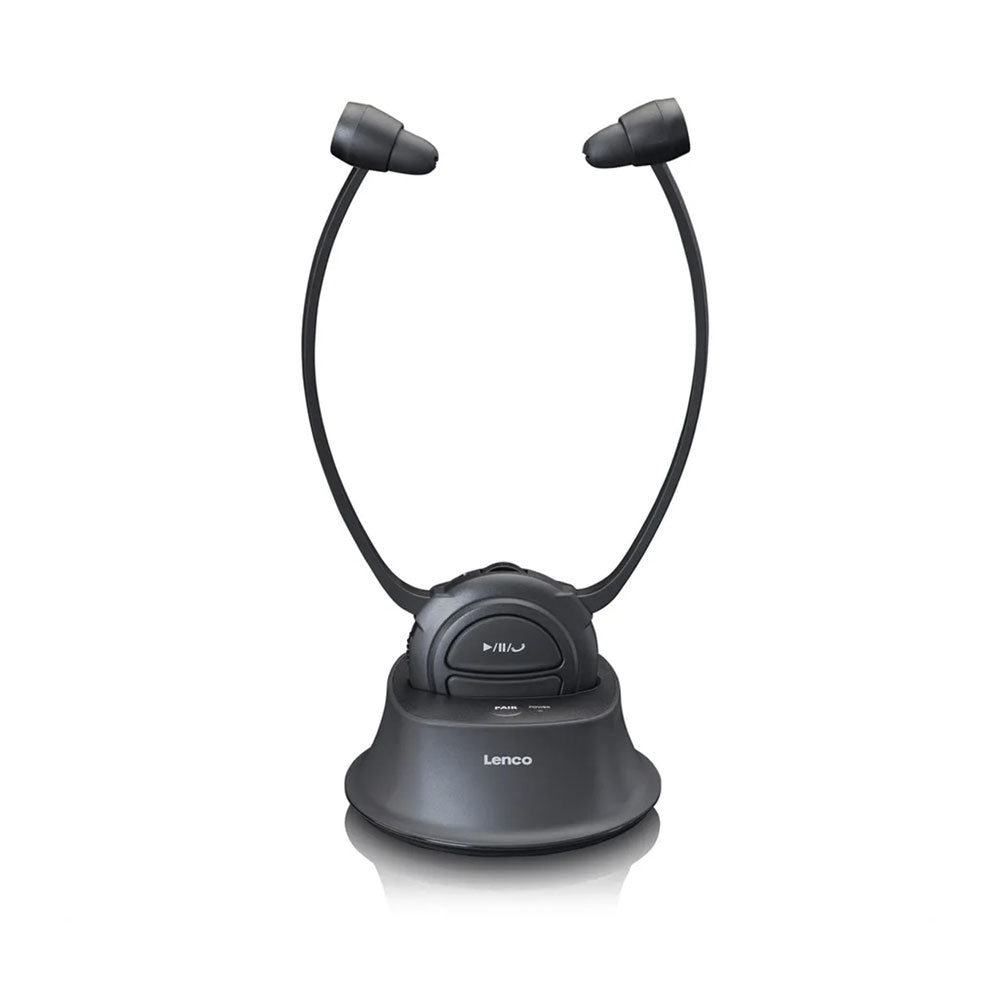 Cuffie con cinturino sottogola Lenco HPW-400, nere