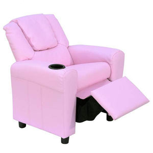 Kindersessel Minisessel Kindersofa für 3-6 Jahre alt Liegefunktion Rosa