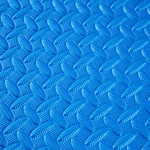 Floor protection mat, 24-piece set - blue 