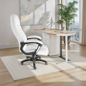 Luxury executive chair - white 