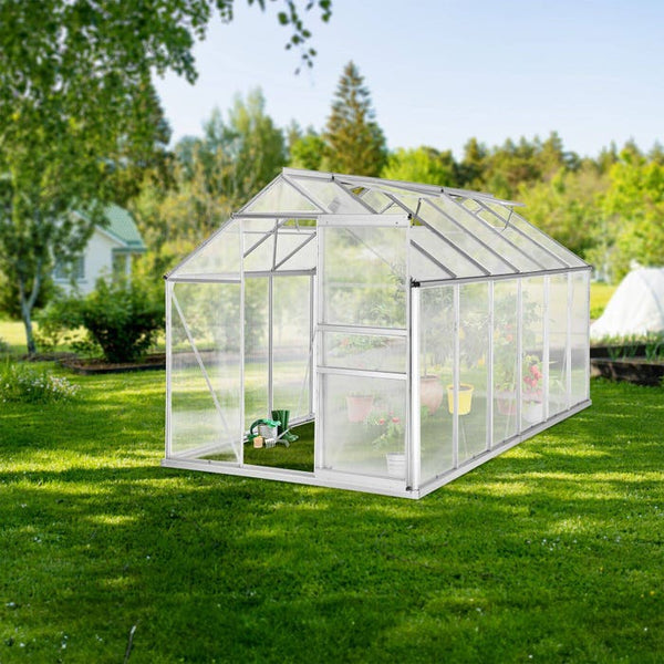 Greenhouse with foundation 375 x 185 x 195 cm