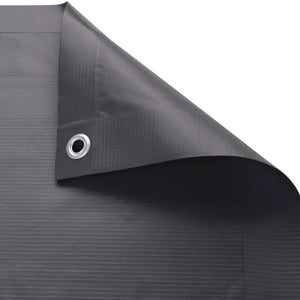 Balkonbespannung schwarz 90 cm