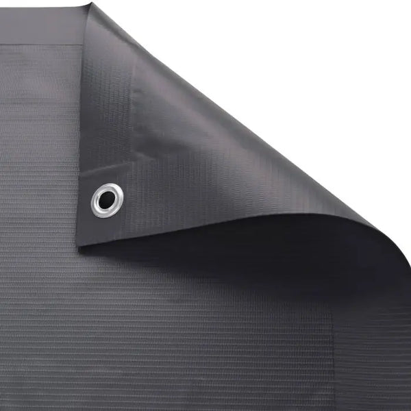 Balkonbespannung schwarz 90 cm