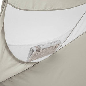Abri de plage pliable Angelika gris