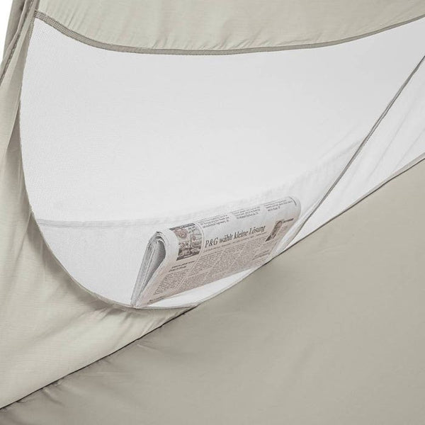 Abri de plage pliable Angelika gris
