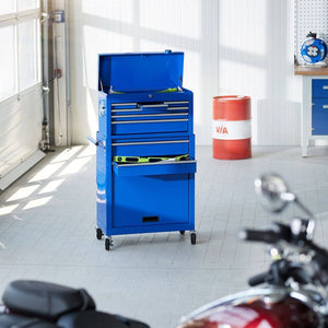 Werkzeugwagen mit 8 Schubladen, blau