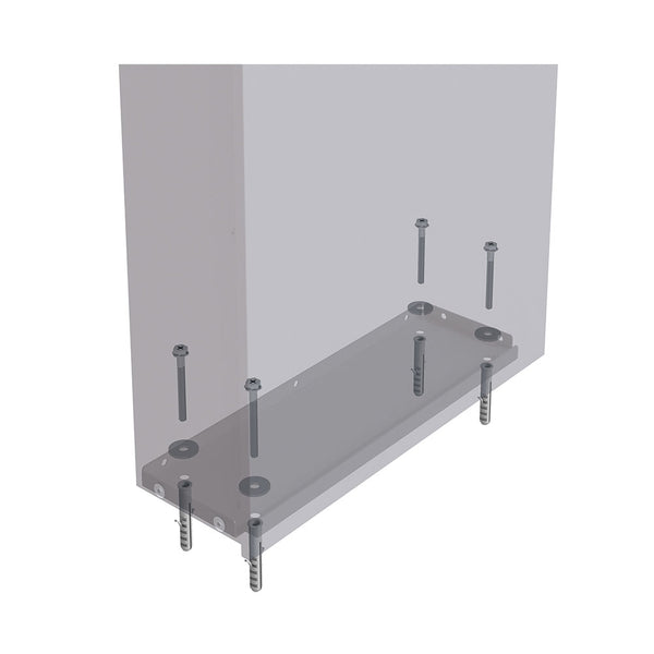 Boîte aux lettres Holmberg étroite pour colis 39,5 x 14,2 x 115 cm anthracite