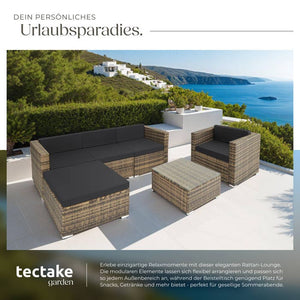Rattan Lounge Milano natur