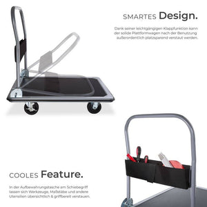 Plattformwagen schwarz 300 kg