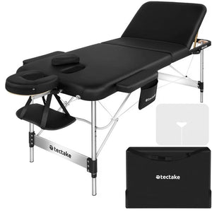 3 Zonen Massageliege Phuket schwarz
