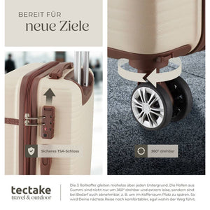 Reisekofferset Madison creme