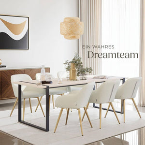 Stuhl Marilyn créme/gold pro Stück