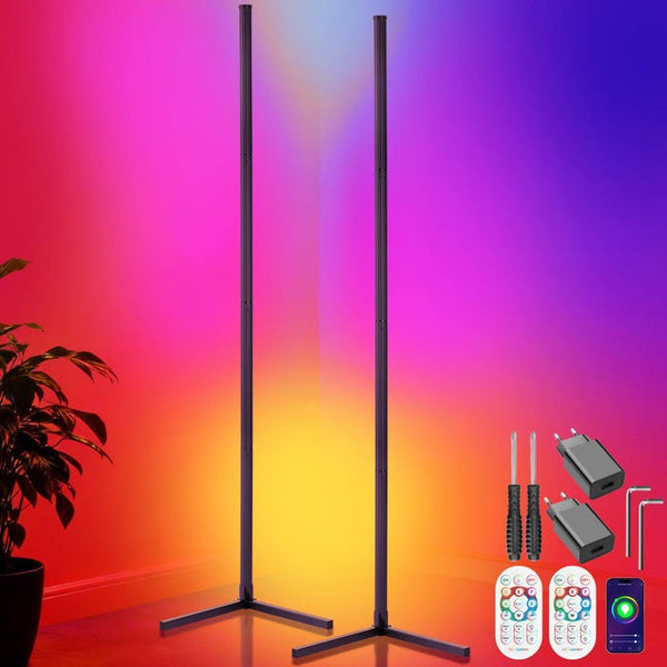 LED-Stehlampe Spectra 2er Set