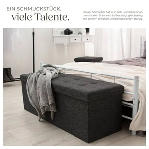 Sitzhocker mit Stauraum
