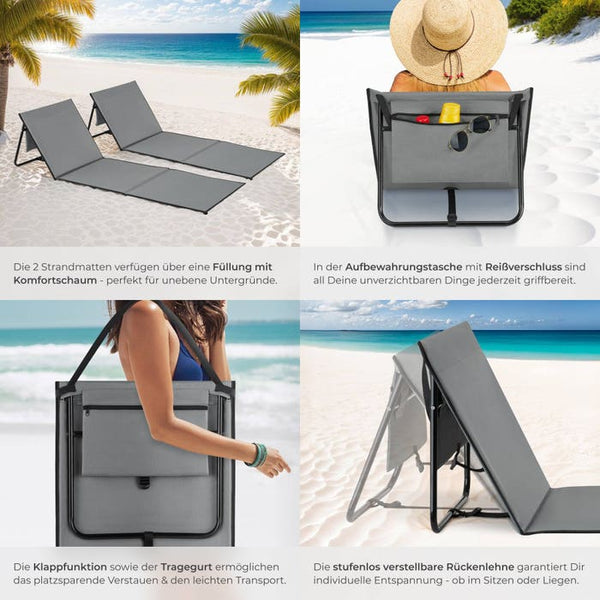 2er Set Strandmatte Mina