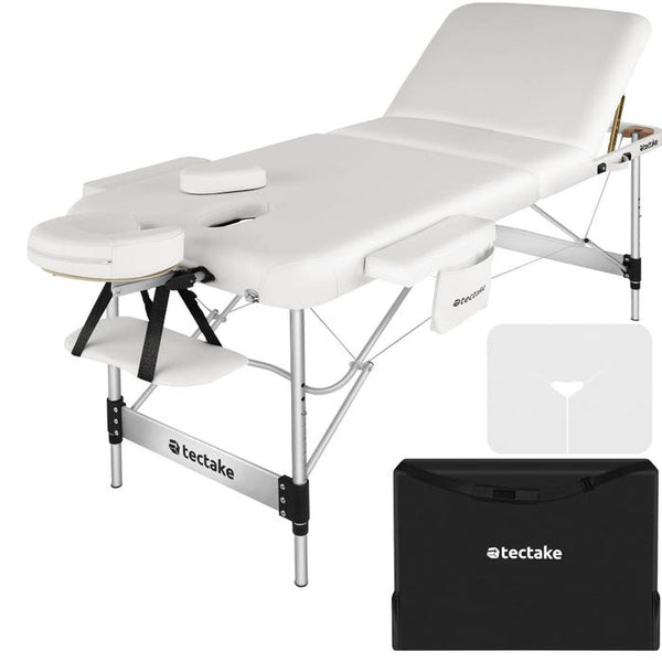 3 Zonen Massageliege Phuket weiss