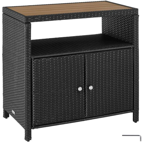 Gartenschrank Monscia schwarz