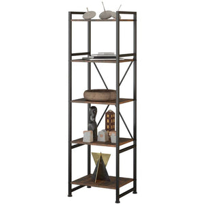 Regal Manchester Industrial Holz dunkel, rustikal