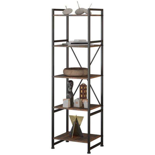 Regal Manchester Industrial Holz dunkel, rustikal