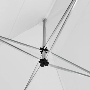 Aluminium Faltpavillon Viola weiss