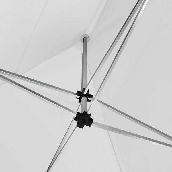 Aluminium Faltpavillon Viola weiss