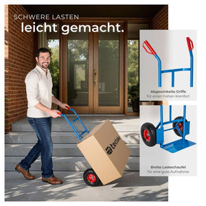 Sackkarre mit Luftreifen, blau