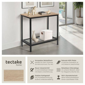 Beistelltisch Filton Industrial Holz hell, Eiche Sonoma