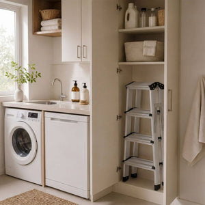 Doppelseitige Aluminium Trittleiter