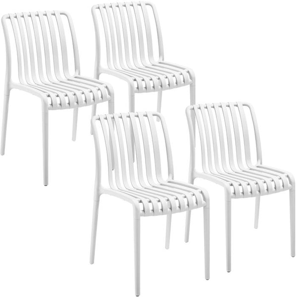 Gartenstühle Alcudia creme 4er Set
