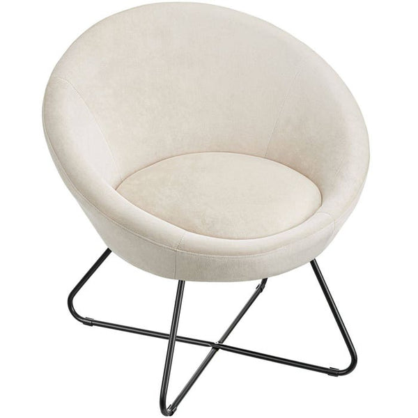 Cocktailsessel Centera Samtoptik beige