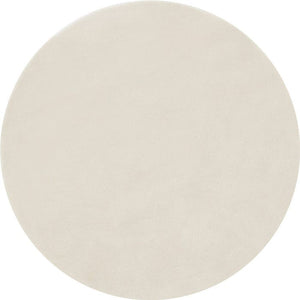 Tapis à poils courts Soft Zone crème Ø 120 cm 
