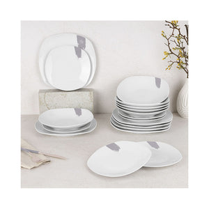 Berlinger Haus 18-teiliges Tellerset Taupe Collection