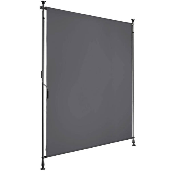 Klemmmarkise Taija dunkelgrau 120 x 310 cm
