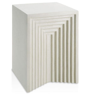 Beistelltisch Aline In- und Outdoor beige 38 x 38 x 51 cm