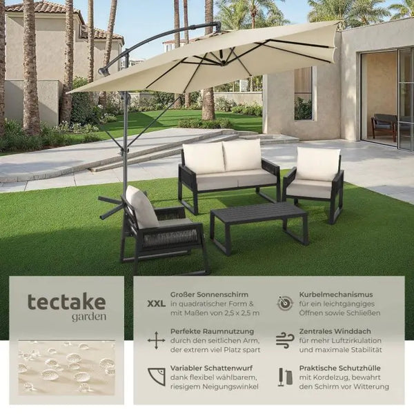 Sonnenschirm Apollon beige