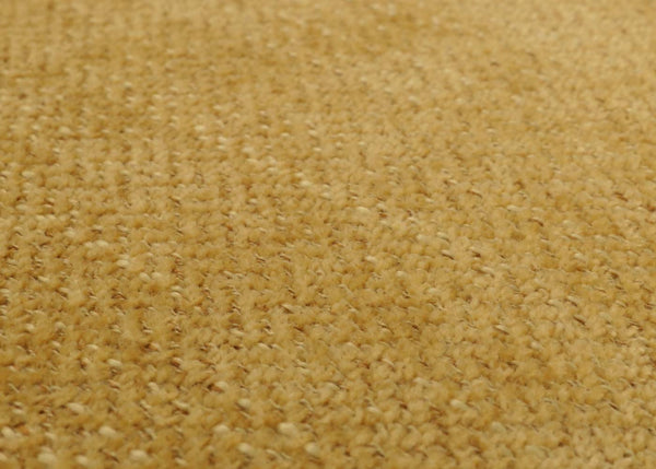 4er-Set Esszimmerstühle Hochlehner Chenille Holz natur gelb